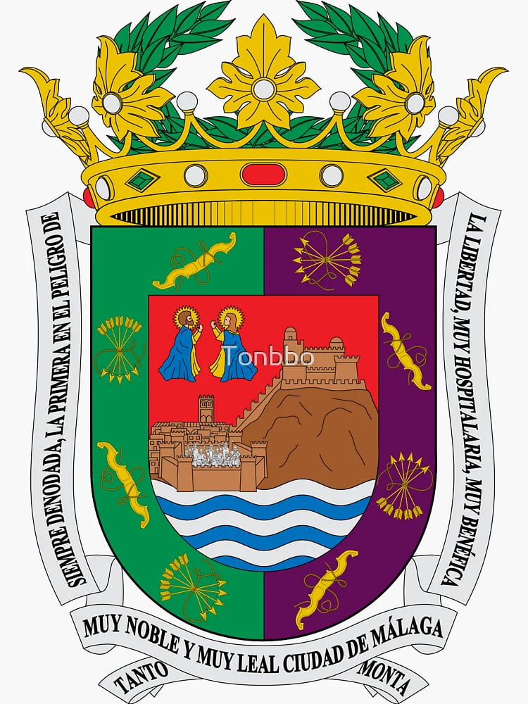 El escudo de Málaga es uno de los símbolos más antiguos y representativos de la ciudad.