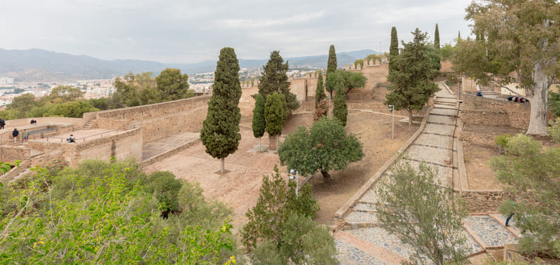 Castillo de Gibralfaro, Málaga, España